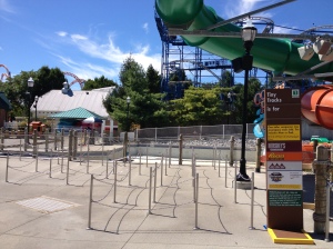 Utilizing the tube queue, Tiny Tracks is back and will be calling Coastline Plunge home for a few weeks.